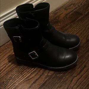 Harper Canyon Black Kids Boots. Worn once!